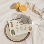 地元で育ったファーマーズマーケットのベビー本 エンクロージャーカード