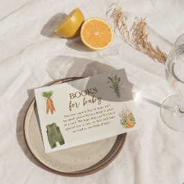 地元で育ったファーマーズマーケットのベビー本 エンクロージャーカード