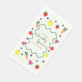 地元で育ったファーマーズマーケットベビシャワーナプキン (コーナー)