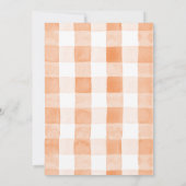 地元で育ったフランスの市場バッグ秋1歳の誕生日 招待状 (裏面)