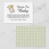 地元で育ったベビーが途中で赤ちゃんシャワーを浴びる エンクロージャーカード (正面/裏面)