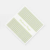 地元で育ったベビーが途中で赤ちゃんシャワーを浴びる スタンダードランチョンナプキン (角)