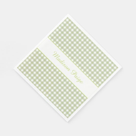 地元で育ったベビーが途中で赤ちゃんシャワーを浴びる スタンダードランチョンナプキン (角)