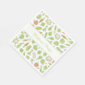 地元で育ったベビーが途中で赤ちゃんシャワーを浴びる スタンダードランチョンナプキン (角)