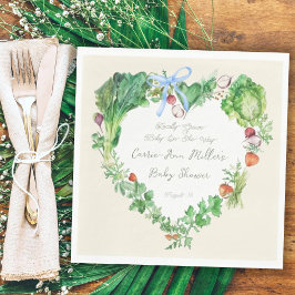 地元で育ったベビーで赤ちゃんシャワーを浴びる スタンダードランチョンナプキン