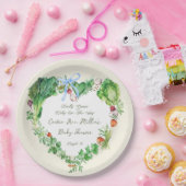 地元で育ったベビーで赤ちゃんシャワーを浴びる ペーパープレート (パーティー)