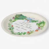 地元で育ったベビーで赤ちゃんシャワーを浴びる ペーパープレート (アングル)