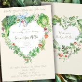 地元で育ったベビーで赤ちゃんシャワーを浴びる 招待状