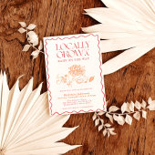 地元で育ったベビーファーマーズマーケットベビーシャワー 招待状