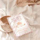 地元で育ったベビーファーマーズマーケットベビーシャワー 招待状