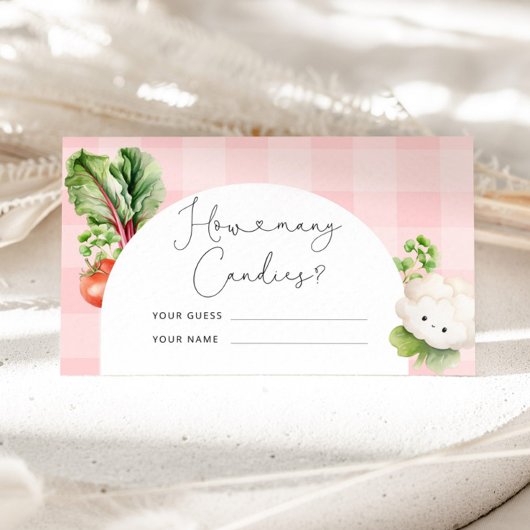 地元で育ったベビー瓶の中にキャンディーの数 エンクロージャーカード