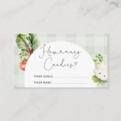 地元で育ったベビー瓶の中にキャンディーの数 エンクロージャーカード (正面)