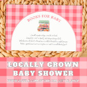 地元で育ったベビー用の赤ちゃんシャワーブック エンクロージャーカード