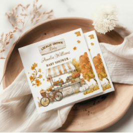 地元で育ったベビー秋農家市場 スタンダードカクテルナプキン