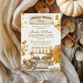 地元で育ったベビー秋農家市場 招待状