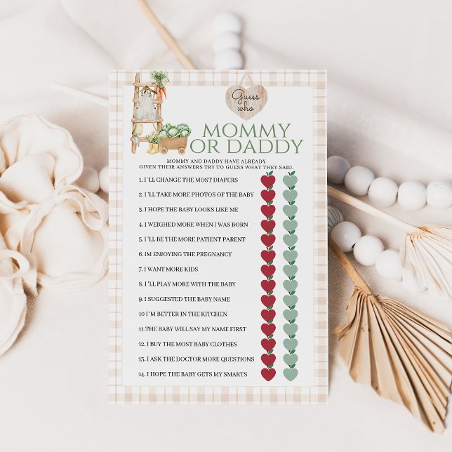 地元で育ったママまたはパパの赤ちゃんシャワーゲーム (クリエイターアップロード済み)