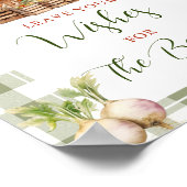 地元で育った市場で赤ちゃんシャワーがベビー ポスター (角)