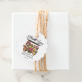 地元で育った市場フローラショップ女の子ベビーシャワー フェイバータグ (インサイチュ)