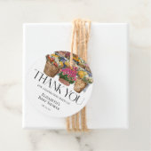 地元で育った市場フローラショップ女の子ベビーシャワー フェイバータグ (インサイチュ)