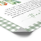 地元で育った深夜おむつ赤ちゃんシャワーゲーム ポスター (角)