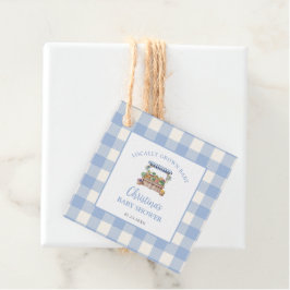 地元で育った男の子の赤ちゃんシャワー フェイバータグ