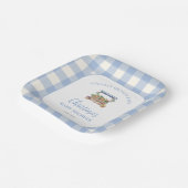 地元で育った男の子の赤ちゃんシャワー ペーパープレート (傾斜あり)