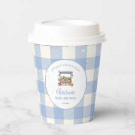 地元で育った男の子の赤ちゃんシャワー 紙コップ