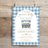 地元で育った男の赤ちゃんが彼の方法の赤ちゃんシャワー 招待状