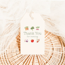 地元で育った皆様に来感謝するラベル ギフトタグ