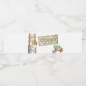 地元で育った素朴市場の赤ちゃんシャワー ペットボトルラベル (シングルラベル)