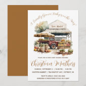 地元で育った赤ちゃんがやってくる！ベビーシャワー 招待状 (正面/裏面)