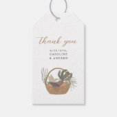 地元で育った赤ちゃんシャワーありがとうギフトラベル ギフトタグ (正面)