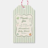 地元で育った赤ちゃんシャワーありがとう ギフトタグ (正面)