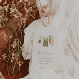 地元で育った赤ちゃんシャワーありがとう ギフトタグ