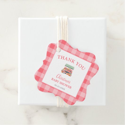 地元で育った赤ちゃんシャワーありがとう フェイバータグ (インサイチュ)