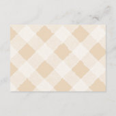 地元で育った赤ちゃんシャワーおむつラッフル エンクロージャーカード (裏面)