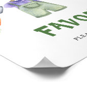 地元で育った赤ちゃんシャワーがポスターを引き立てる ポスター (角)