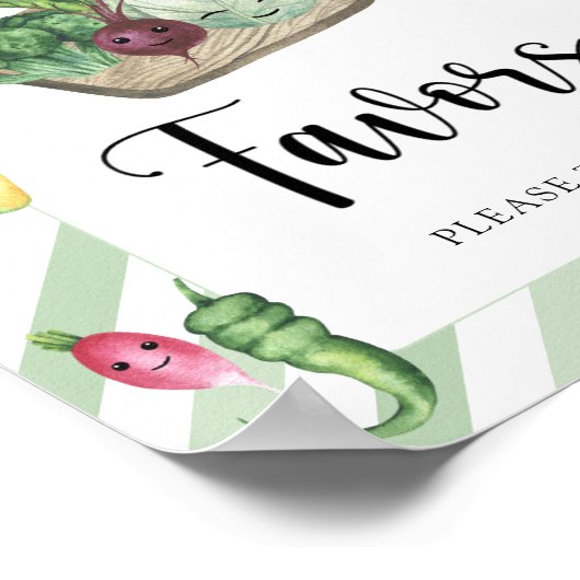 地元で育った赤ちゃんシャワーがポスターを引き立てる ポスター (角)