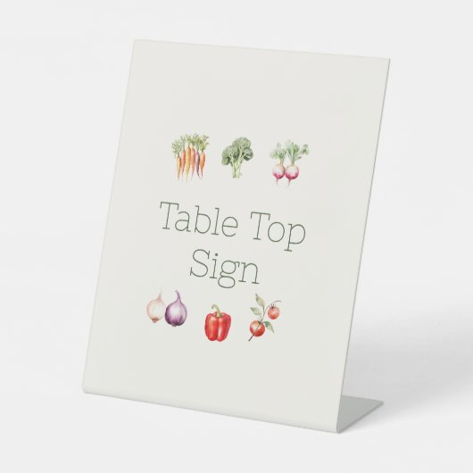 地元で育った赤ちゃんシャワーのサイン 台座サイン (正面)