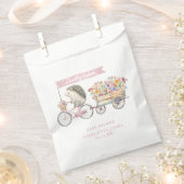 地元で育った赤ちゃんシャワーの好意バッグ-フローラヘッジ フェイバーバッグ (クリップ留めされた状態)