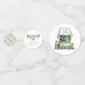 地元で育った赤ちゃんシャワーテーブル紙吹雪野菜 コンフェッティ (正面)