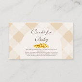 地元で育った赤ちゃんシャワーベビー エンクロージャーカード (正面)