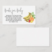 地元で育った赤ちゃんシャワーベビー エンクロージャーカード (正面/裏面)
