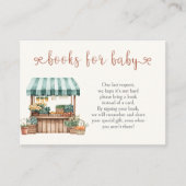 地元で育った赤ちゃんシャワーベビー エンクロージャーカード (正面)