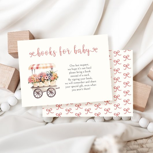 地元で育った赤ちゃんシャワーベビー エンクロージャーカード