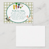 地元で育った赤ちゃんシャワーベビー エンクロージャーカード (正面/裏面)