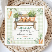 地元で育った赤ちゃんシャワーペーパーナプキン スタンダードカクテルナプキン