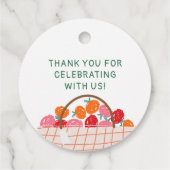 地元で育った赤ちゃんシャワーメッセージカード フェイバータグ (裏面)