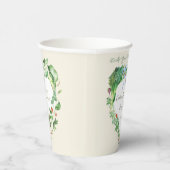 地元で育った赤ちゃんシャワー予約リクエスト 紙コップ (右)