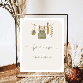 地元で育った赤ちゃんシャワー好み ポスター